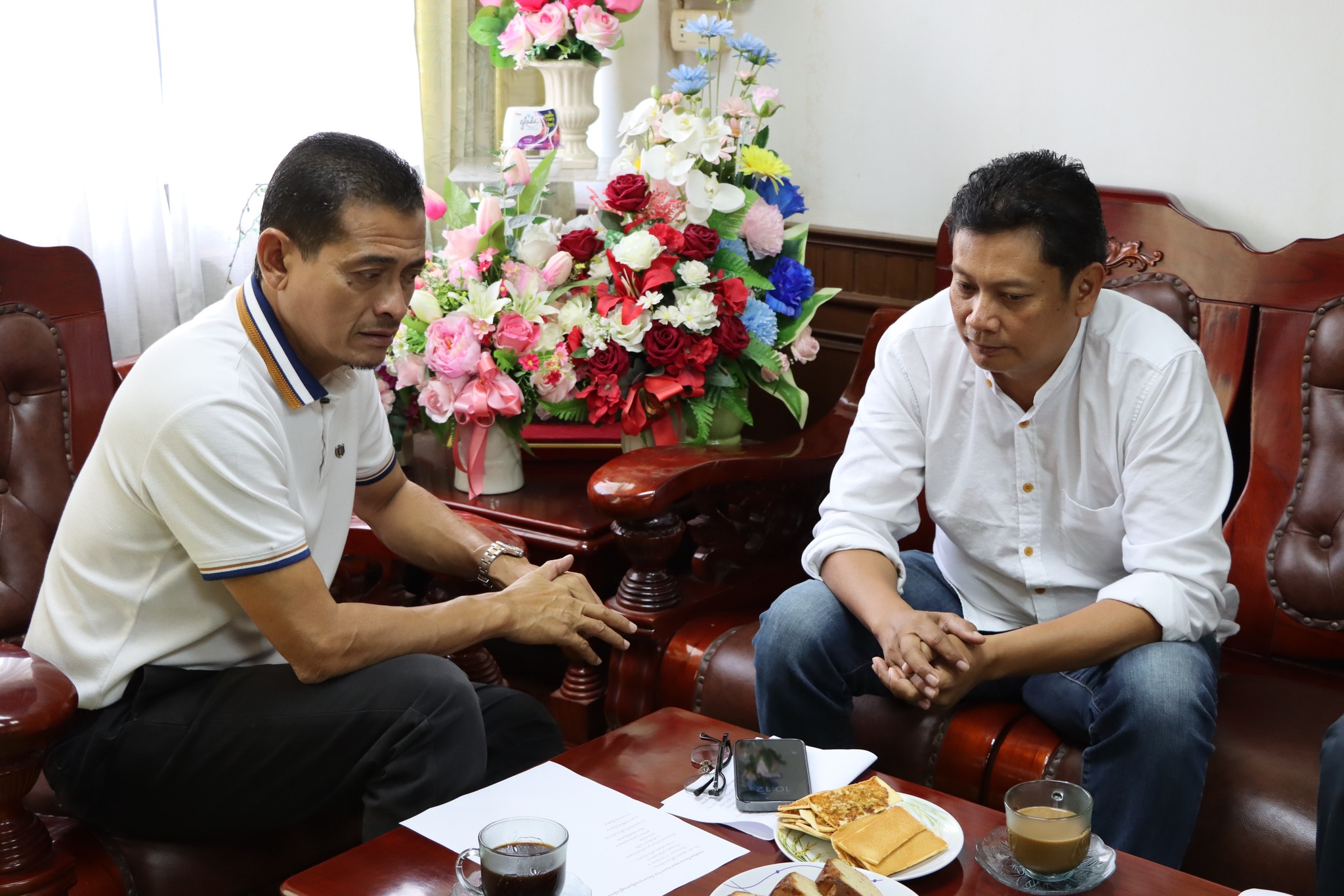 ร่วมประชุมปรึกษาหารือในการจัดโครงการกระตุ้นเศรษฐกิจเมืองตากใบ
