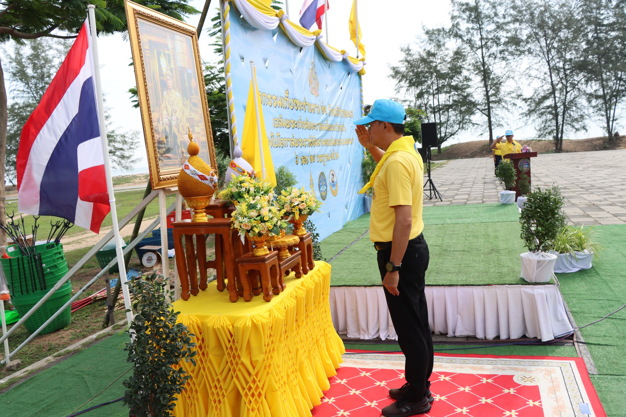 ร่วมกิจกรรมเก็บขยะชายหาด 22 จังหวัดชายทะเล เฉลิมพระเกียรติพระบาทสมเด็จพระเจ้าอยู่หัว เนื่องในโอกาสพระราชพิธีมหามงคลเฉลิมพระชนมพรรษา 6 รอบ 28 กรกฎาคม 2567