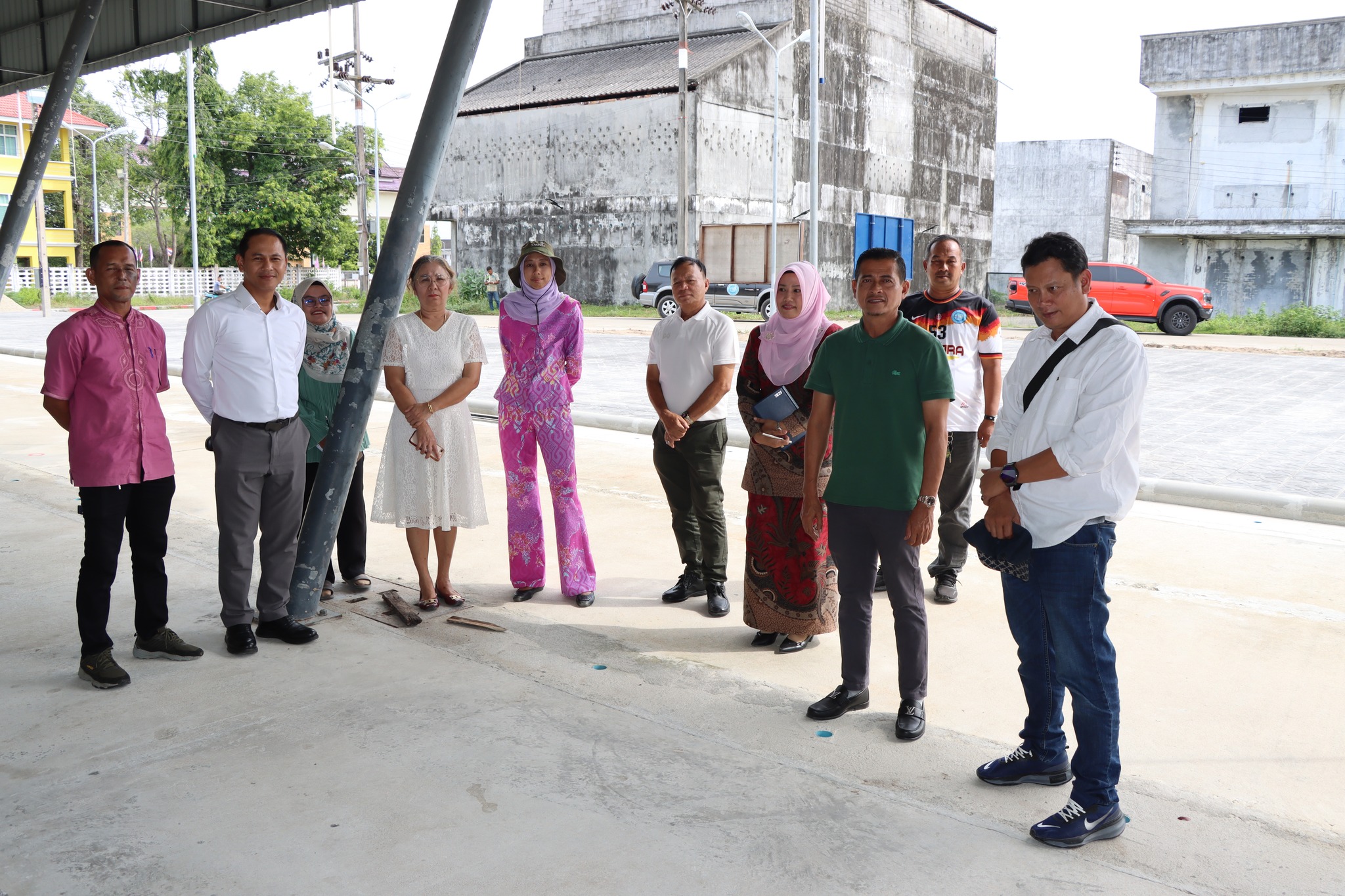 ลงพื้นที่บริเวณสถานที่จะจัดงานโครงการกระตุ้นเศรษฐกิจเมืองตากใบ