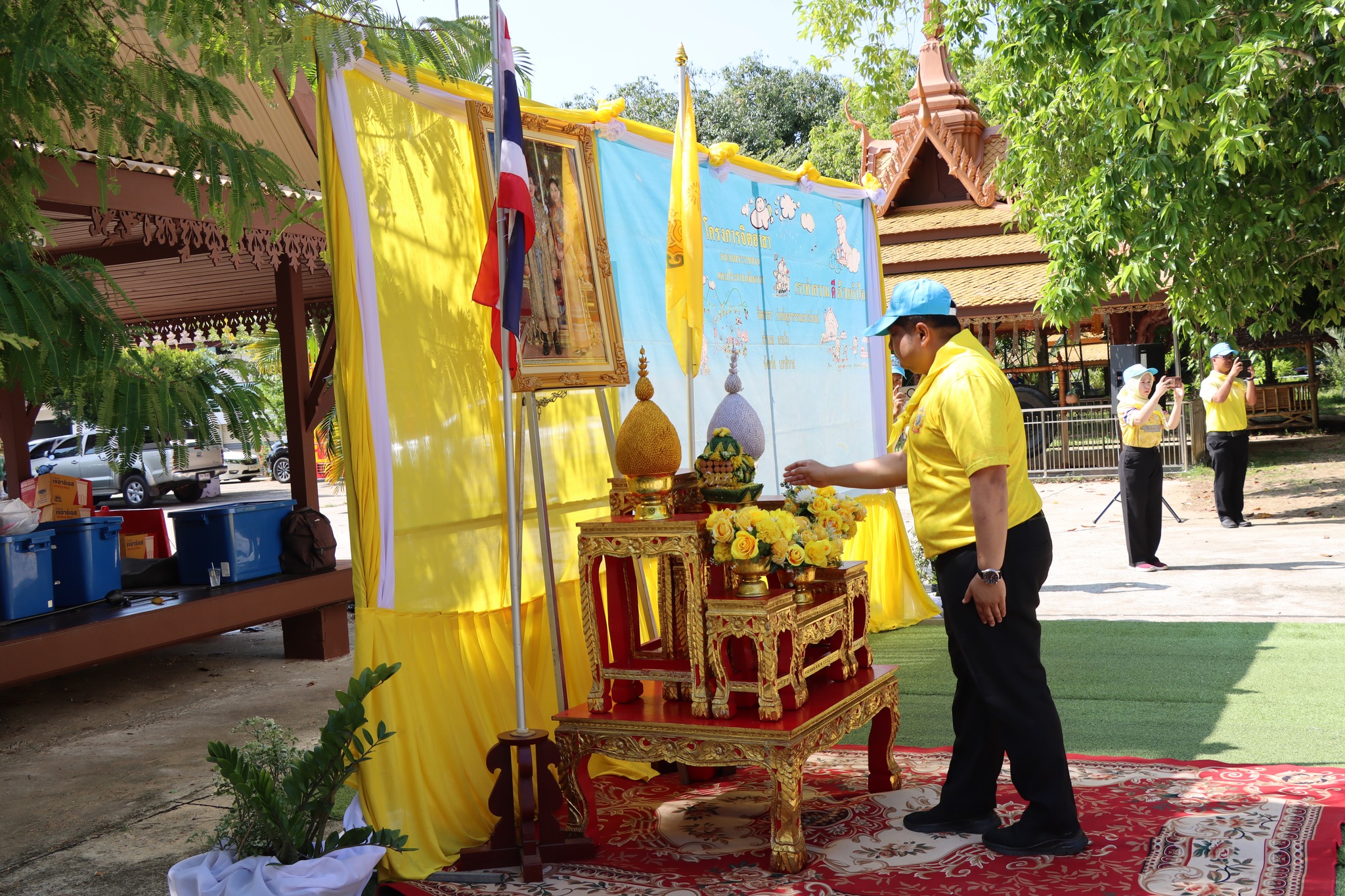 กิจกรรมจิตอาสา “เราทำความดีด้วยหัวใจ” ร่วมกับโครงการ "วัด ประชา รัฐ สร้างสุข"