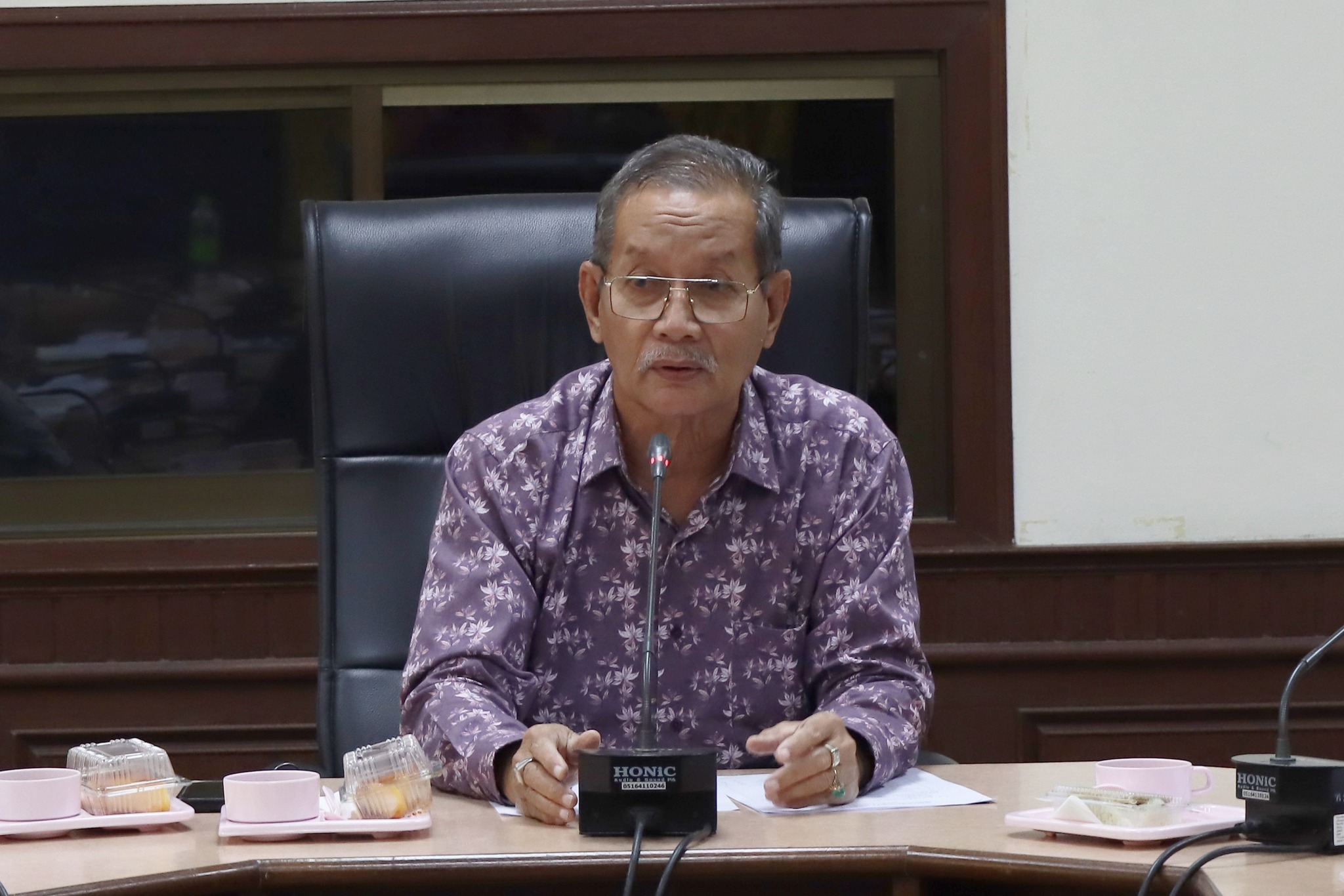ประชุมประจำเดือนกุมภาพันธ์ 2569 พร้อมทั้งได้มอบนโยบายการปฏิบัติงานให้หัวหน้าส่วนราชการและเจ้าหน้าที่ที่เกี่ยวข้อง