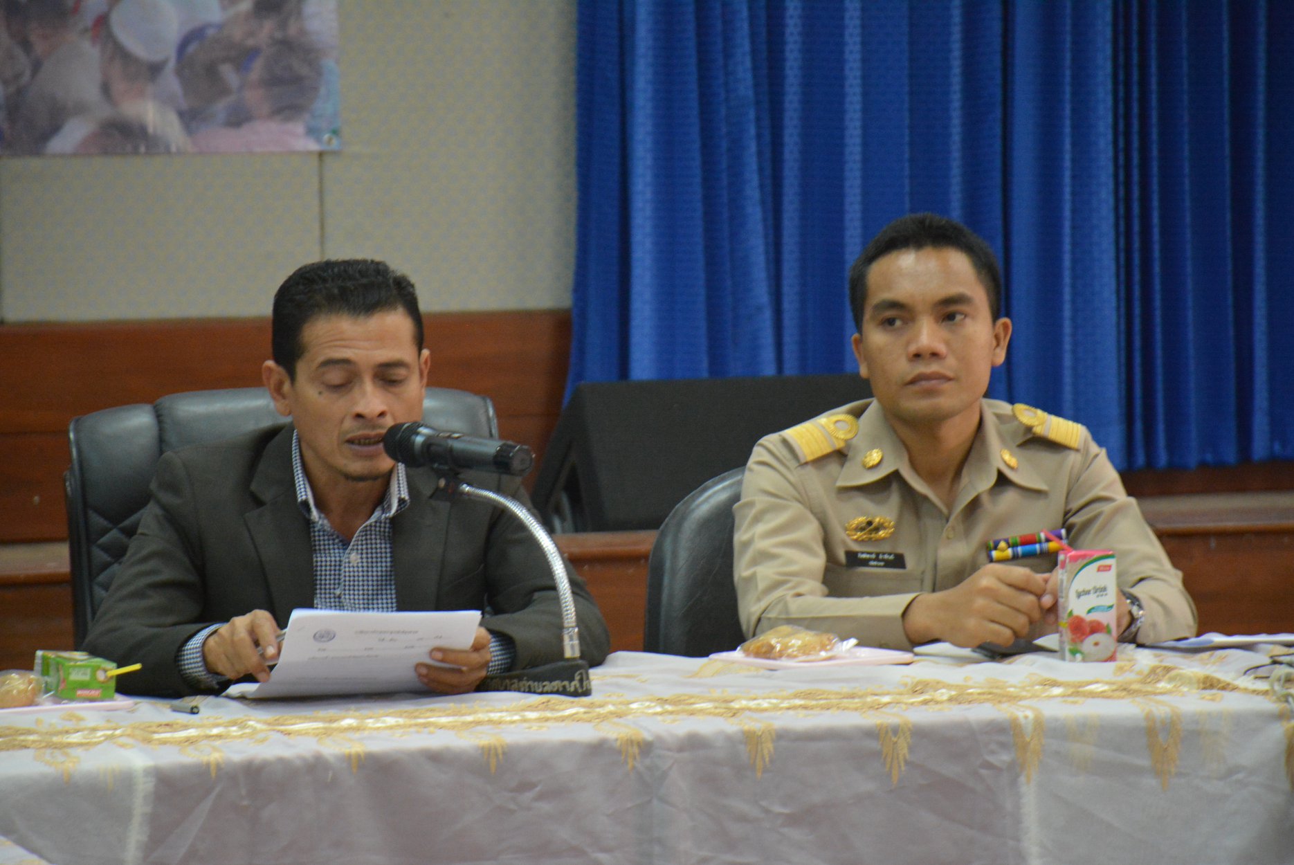 ประชุมสภาชูรอสันติสุขตำบลเจ๊ะเห