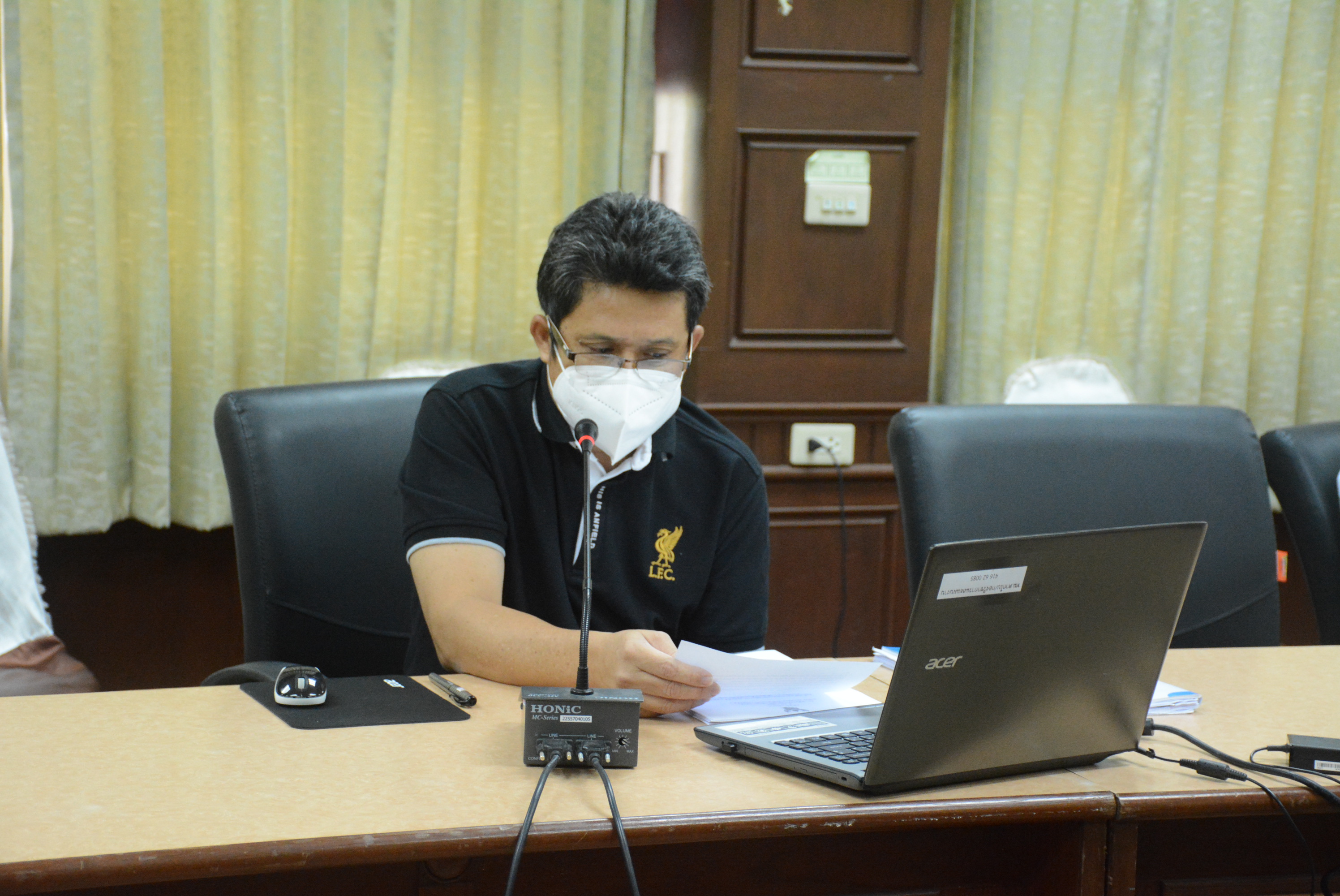 ประชุมซักซ้อมเพื่อจัดเตรียมความพร้อมในการปฏิบัติงานเกี่ยวกับ <br>การเลือกตั้งสมาชิกสภาเทศบาลเมืองตากใบ