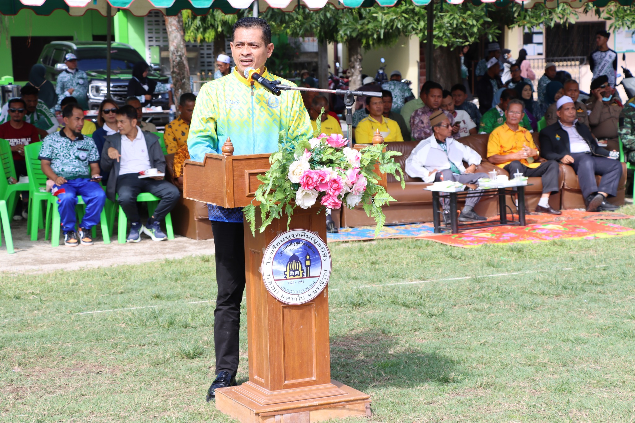 พิธีเปิดการแข่งขันกีฬาสีภายในโรงเรียนนูรุดดิน(มูลนิธิ) ครั้งที่ 35 ประจำปีการศึกษา 2566